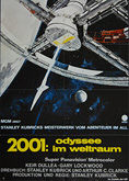 2001: A Space Odyssey (1968) Re-release 1973 - Original German Movie Poster
