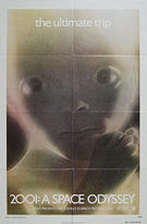 2001: A Space Odyssey (1968) Re-release 1974 - Original US One Sheet Movie Poster