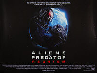 AVPR: Aliens vs Predator - Requiem (2007) - Original British Quad Movie Poster