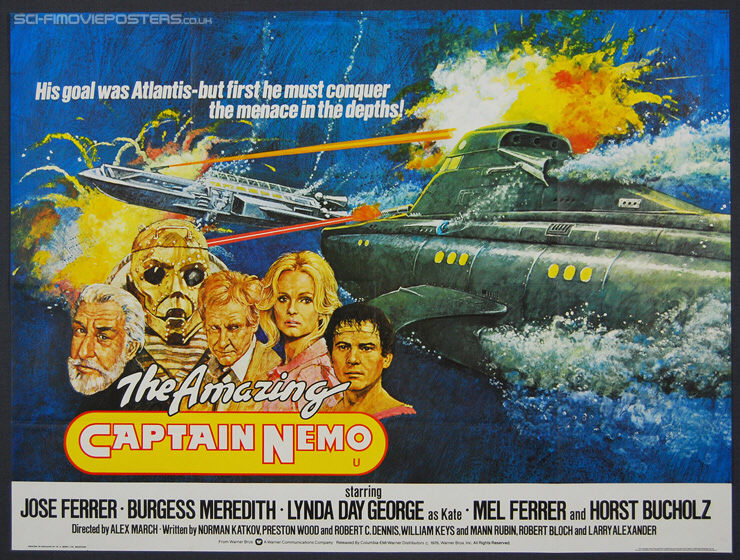 Amazing Captain Nemo, The (1978) - Original British Quad Movie Poster