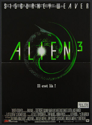 Alien 3 (1992) - Original French Movie Poster