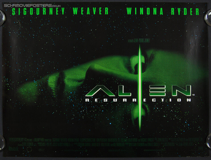 Alien: Resurrection (1997) - Original British Quad Movie Poster