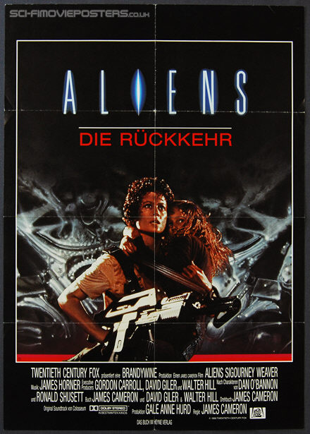 Aliens (1986) - Original German Movie Poster