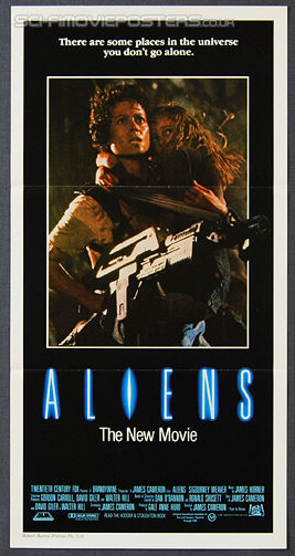 Aliens (1986) - Original Australian Daybill Movie Poster