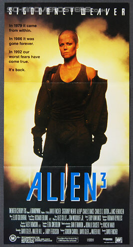 Alien 3 (1992) - Australian Daybill Movie Poster