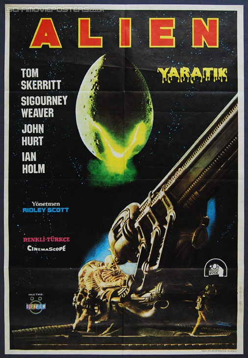 Alien (1979) - Original Turkish Movie Poster