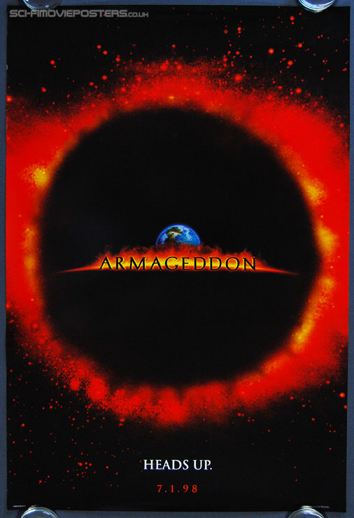 Armageddon (1998) - Original US One Sheet Movie Poster