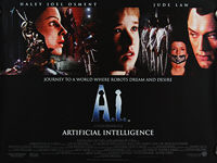 A I: Artificial Intelligence (2001) - Original British Quad Movie Poster
