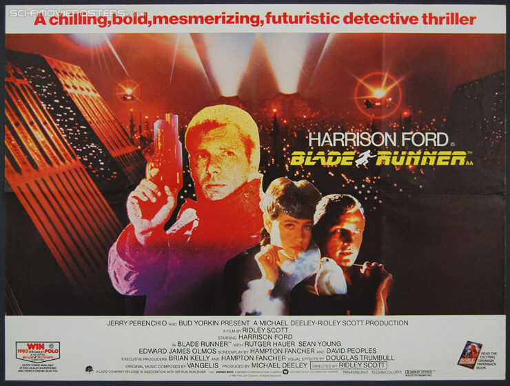 Blade Runner (1982) -Original British Quad Movie Poster