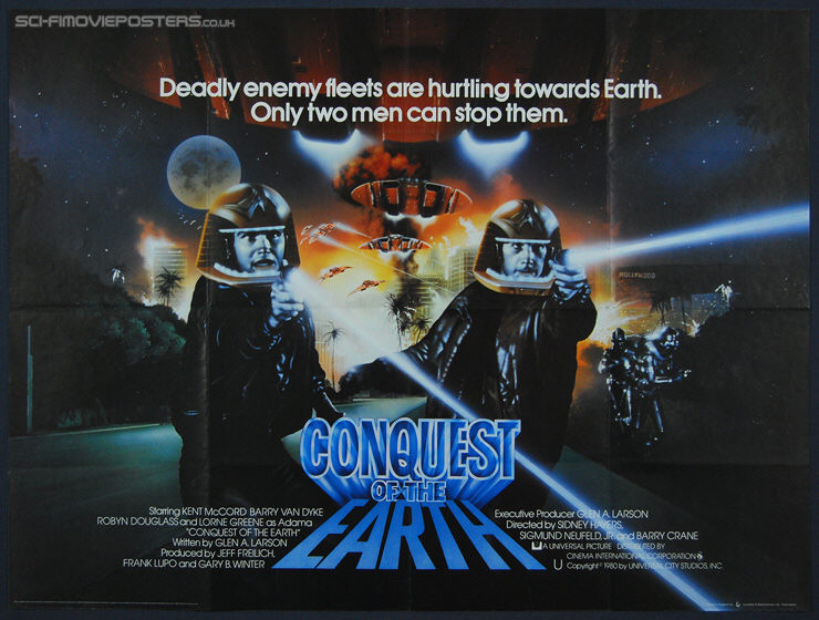 Conquest of the Earth (1980) - Original British Quad Movie Poster