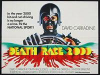Death Race 2000 (1975) - Original British Quad Movie Poster