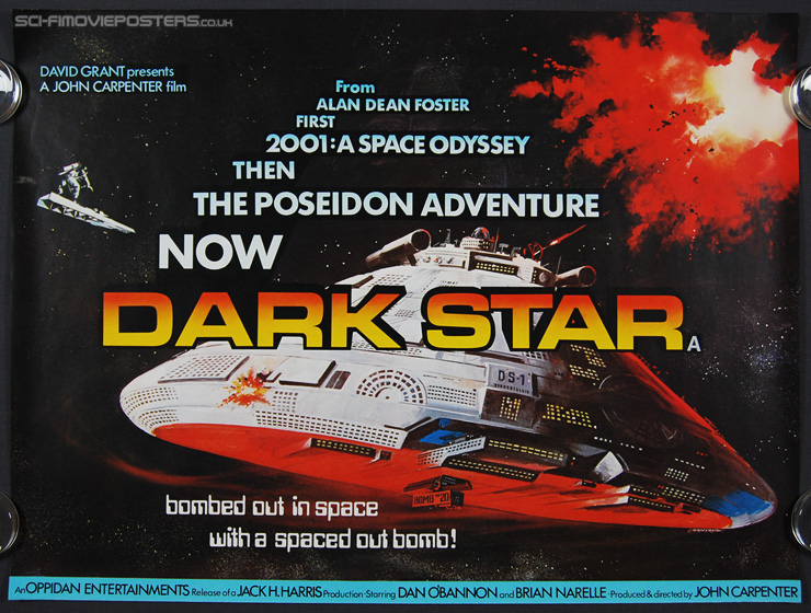 Dark Star (1974) - Original British Quad Movie Poster