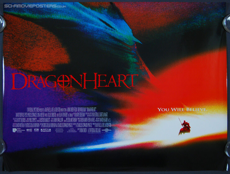 Dragonheart (1996) - Original British Quad Movie Poster