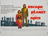 Escape from the Planet of the Apes (1971) - Original British Quad Movie Poster