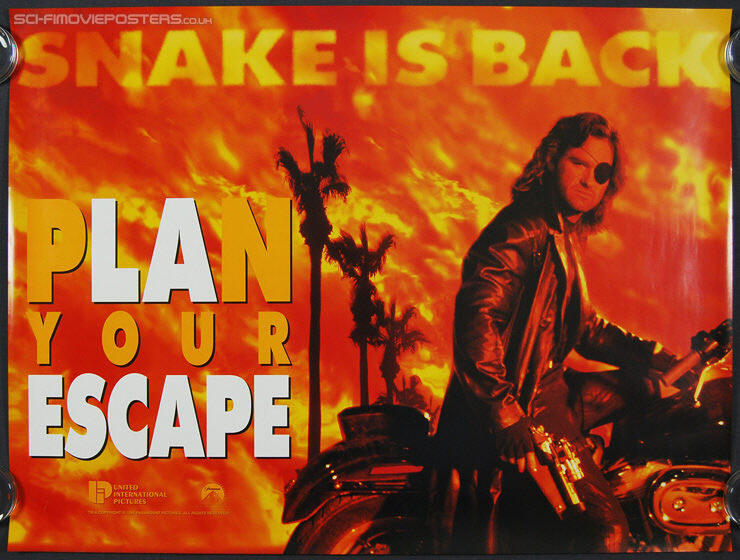 Escape from LA (1996) Advance - Original British Quad Movie Poster