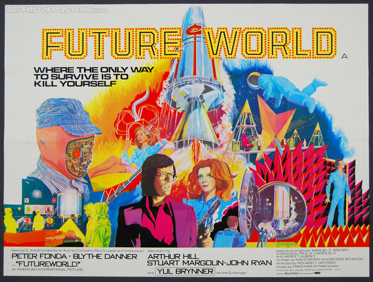 Futureworld (1976) - Original British Quad Movie Poster