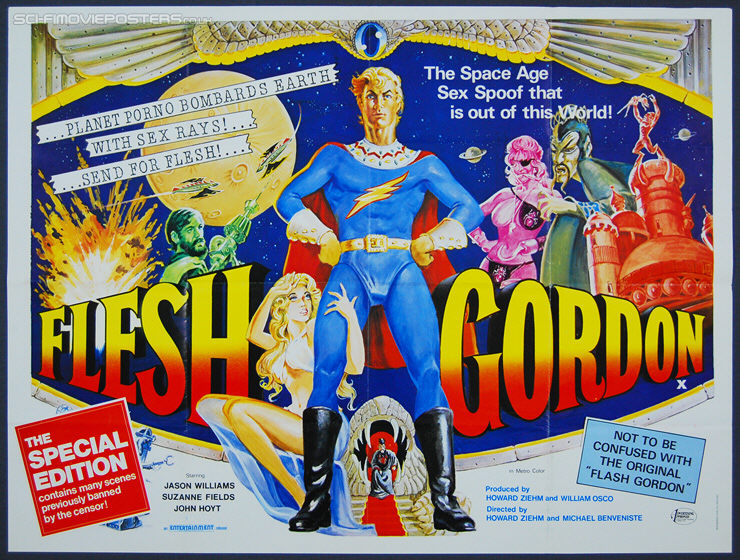 Flesh Gordon (1974) Special Edition - Original British Quad Movie Poster