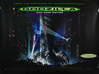 Godzilla (1998) - Original British Quad Movie Poster