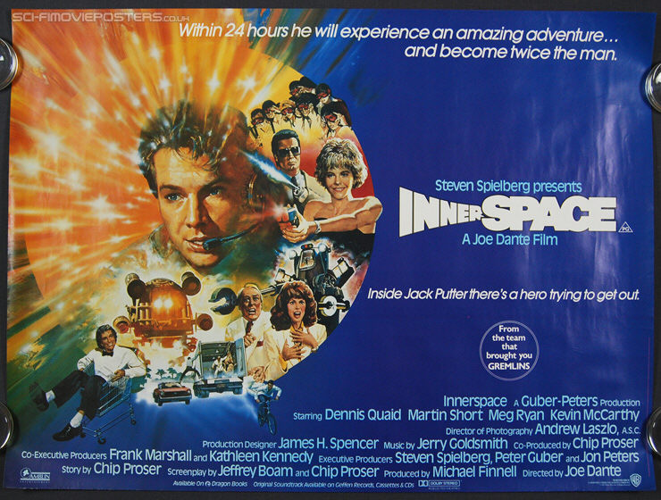 Innerspace (1987) - Original British Quad Movie Poster