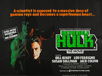 Incredible Hulk The Movie (1979) - Original British Quad Movie Poster