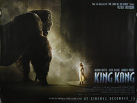 King Kong (2005) - Original British Quad Movie Poster