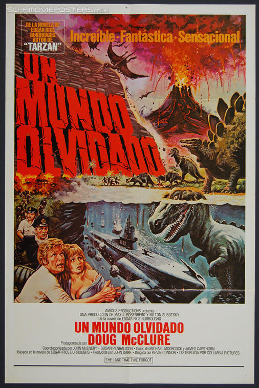 Land That Time Forgot, The (1975) - Original Spanish One Sheet Movie Poster