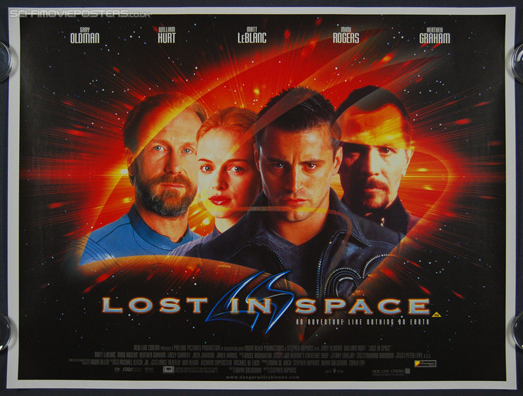 Lost in Space (1998) - Original British Quad Movie Poster