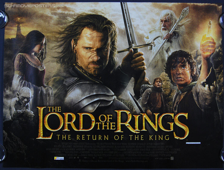 Lord of the Rings: The Return of the King, The (2003) - Original British Quad Movie Poster