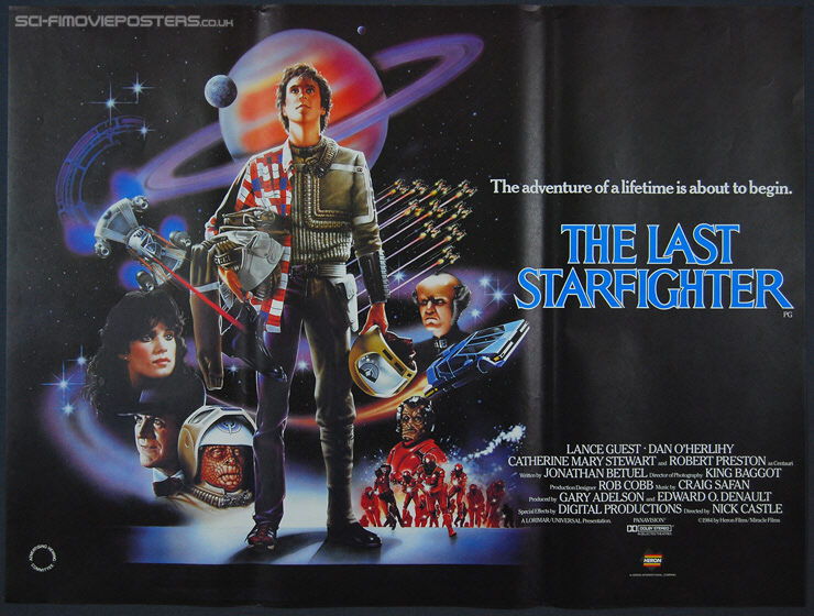 Last Starfighter, The (1984) - Original British Quad Movie Poster
