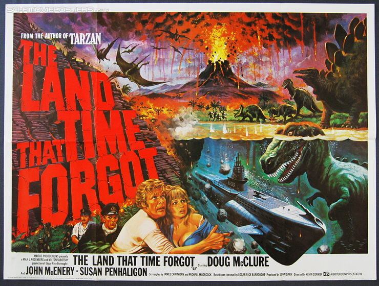 Land That Time Forgot, The (1975) - Original British Quad Movie Poster