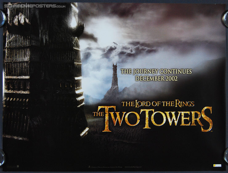 Lord of the Rings: The Two Towers, The (2002) Advance - Original British Quad Movie Poster