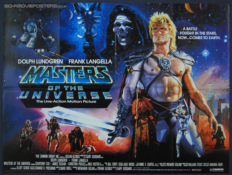 Masters of the Universe (1987) - Original British Quad Movie Poster