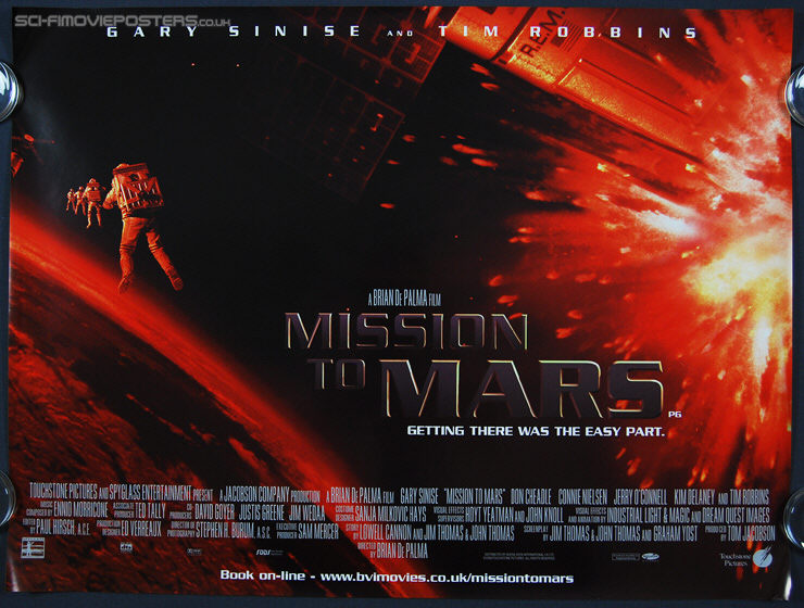 Mission to Mars (2000) - Original British Quad Movie Poster