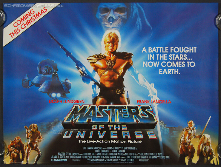 Masters of the Universe (1987) Advance - Original British Quad Movie Poster
