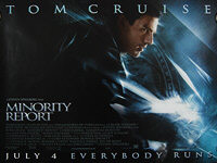 Minority Report (2002) Advance - Original British Quad Movie Poster