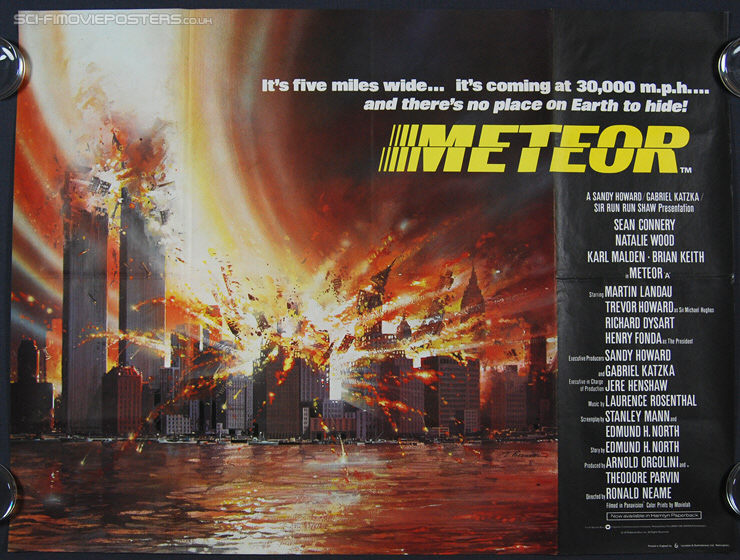 Meteor (1979) - Original British Quad Movie Poster