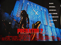 Predator 2 (1990) - Original British Quad Movie Poster