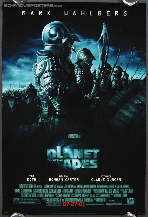 Planet of the Apes (2001) - Original US One Sheet Movie Poster