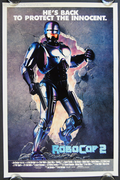 RoboCop 2 (1990) - Original International One Sheet Movie Poster