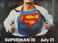 Superman III (1983) Advance - Original British Quad Movie Poster