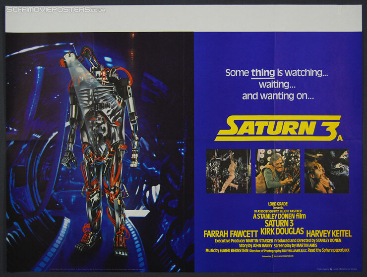 Saturn 3 (1980) - Original British Quad Movie Poster