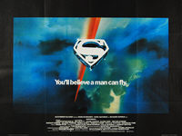 Superman (1978) Advance - Original British Quad Movie Poster