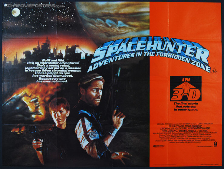 Spacehunter: Adventures in the Forbidden Zone (1983) - Original British Quad Movie Poster