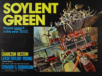 Soylent Green (1973) - Original British Quad Movie Poster