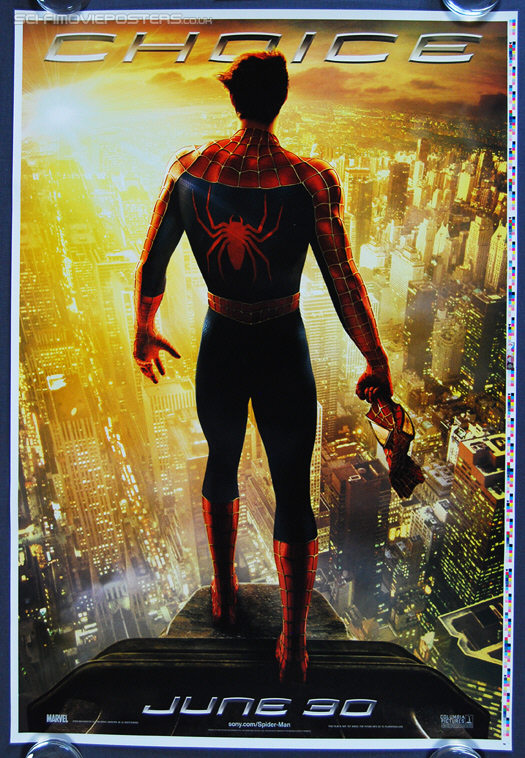 Spider-Man 2 Choice Advance (2004) - Original US One Sheet Movie Poster