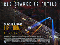 Star Trek: First Contact (1996) - Original British Quad Movie Poster