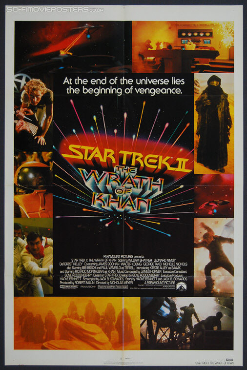Star Trek II: The Wrath of Khan (1982) - Original US One Sheet Movie Poster