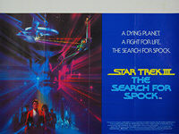 Star Trek III: The Search for Spock (1984) - Original British Quad Movie Poster