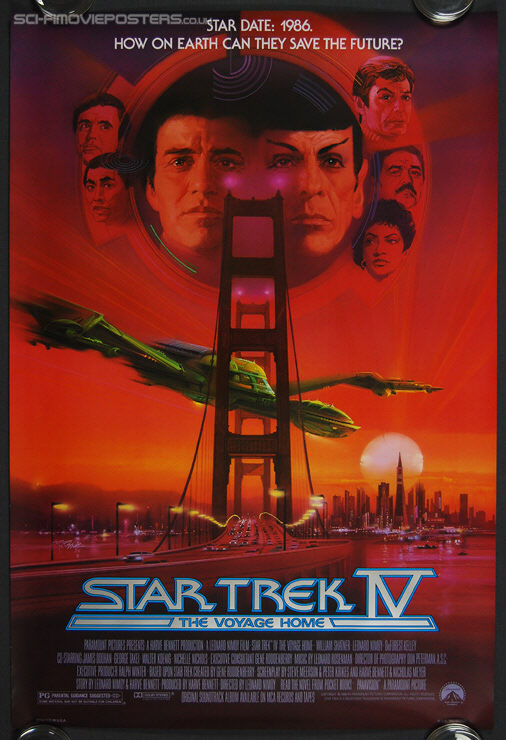 Star Trek IV: The Voyage Home (1986) - Original US One Sheet Movie Poster