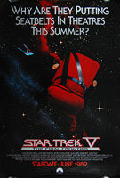 Star Trek V: The Final Frontier (1989) Advance - Original US One Sheet Movie Poster